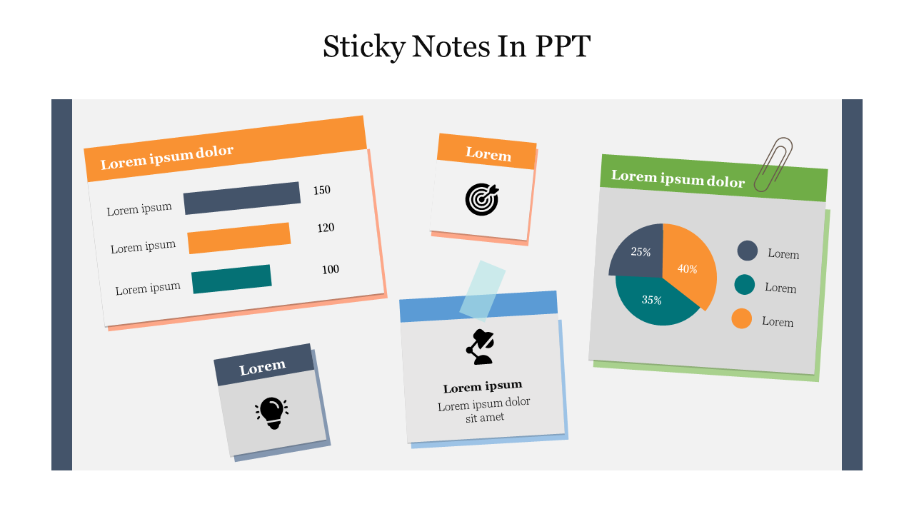 Sticky Notes In PowerPoint Template and Google Slides